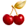 Иконка слот-игр - игровой автомат с вишнями